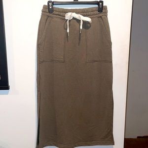 Fall Collection - Olive Green Sweatskirt 🫒